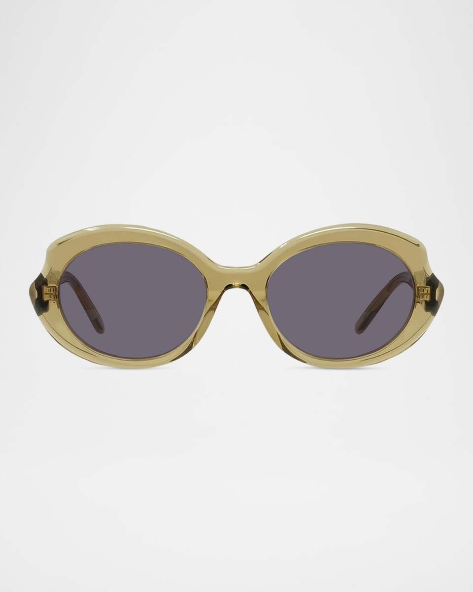 Mini Oval Slim Sunglasses